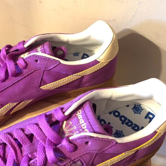 Reebok Classic Club C Grounds UK purple sneakers NWT - Picture 7 of 10